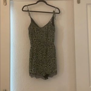 BCBGeneration floral romper.